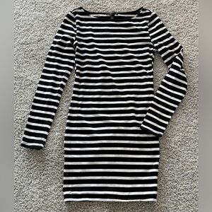 Striped jersey dress